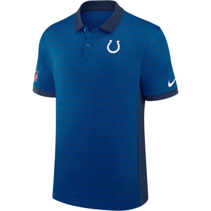 Nike Nike Indianapolis Colts Sideline Victory Stripe Men's Nike Dri-FIT Nfl Polo