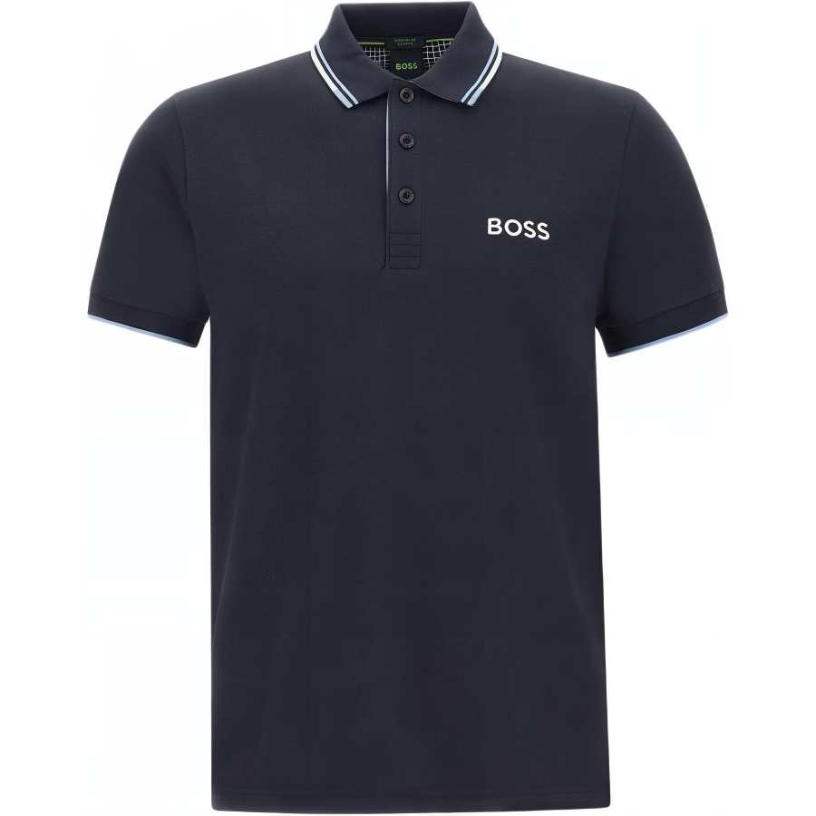 HUGO BOSS Boss HUGO BOSS Logo Embroidered Short Sleeved Polo Shirt