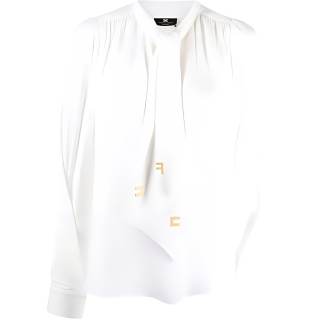 Elisabetta Franchi Foulard-scarf Crepe Shirt
