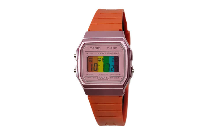CASIO CASIO Custom Collection Quartz Movement Resin Strap Watch Men's Watches Multicolor Watch Dial
