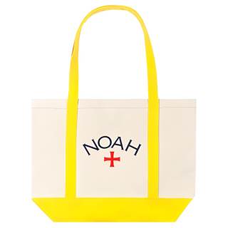 NOAH Cotton Tote Bag, Shopping Bag, Handbag Unisex Yellow