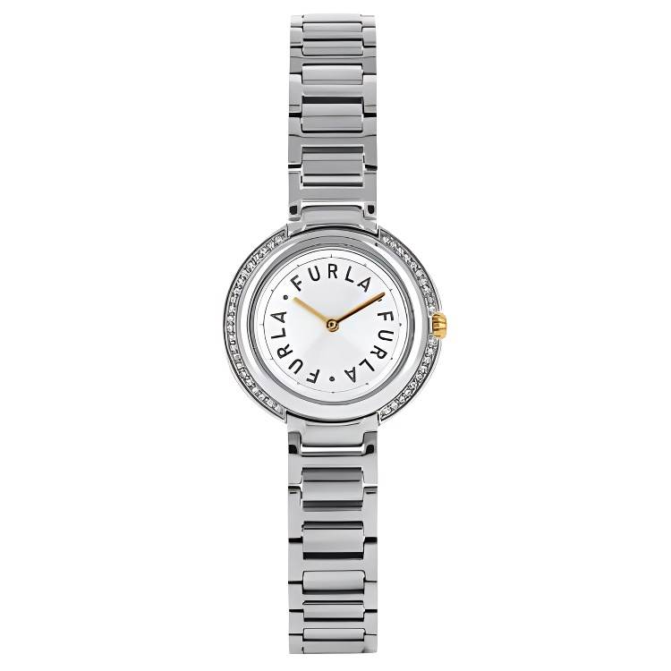 Furla Wrist Watches Quartz Movement Stainless Steel Strap 25mm Silver Dial Women's Watch