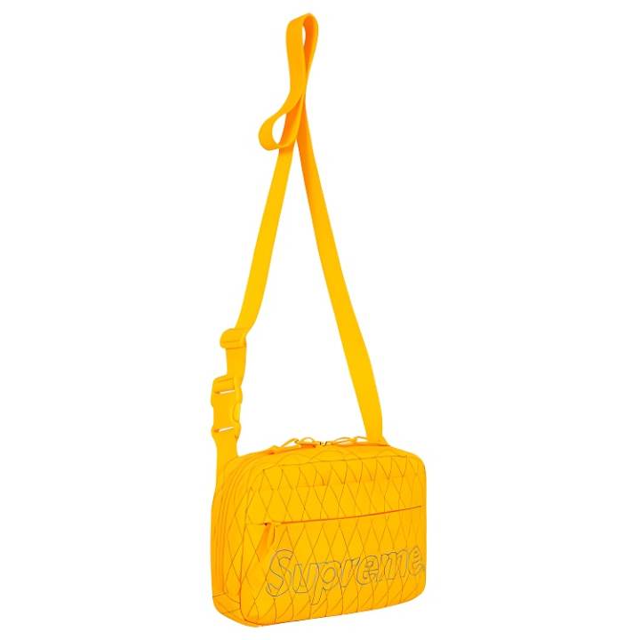 Supreme Supreme Polyester Crossbody Bags Regular Unisex Yellow