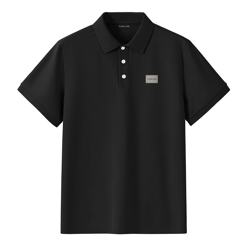 Tonlion Polo Shirts Unisex Lapel Moderate Straight Fit