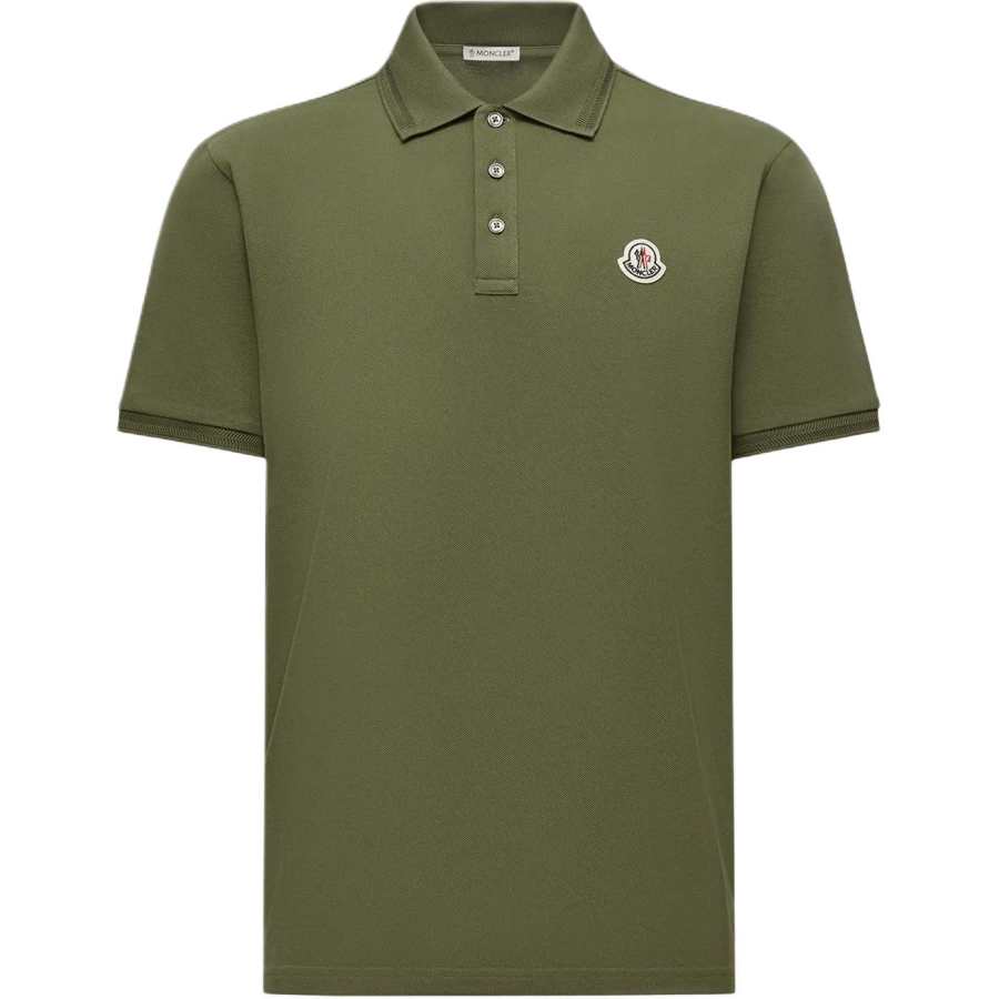 Moncler Moncler logo-appliqué polo shirt