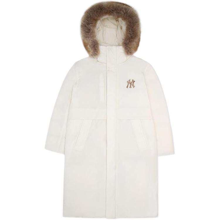 MLB MLB Down Jackets Unisex Cream Hooded Thickened Other