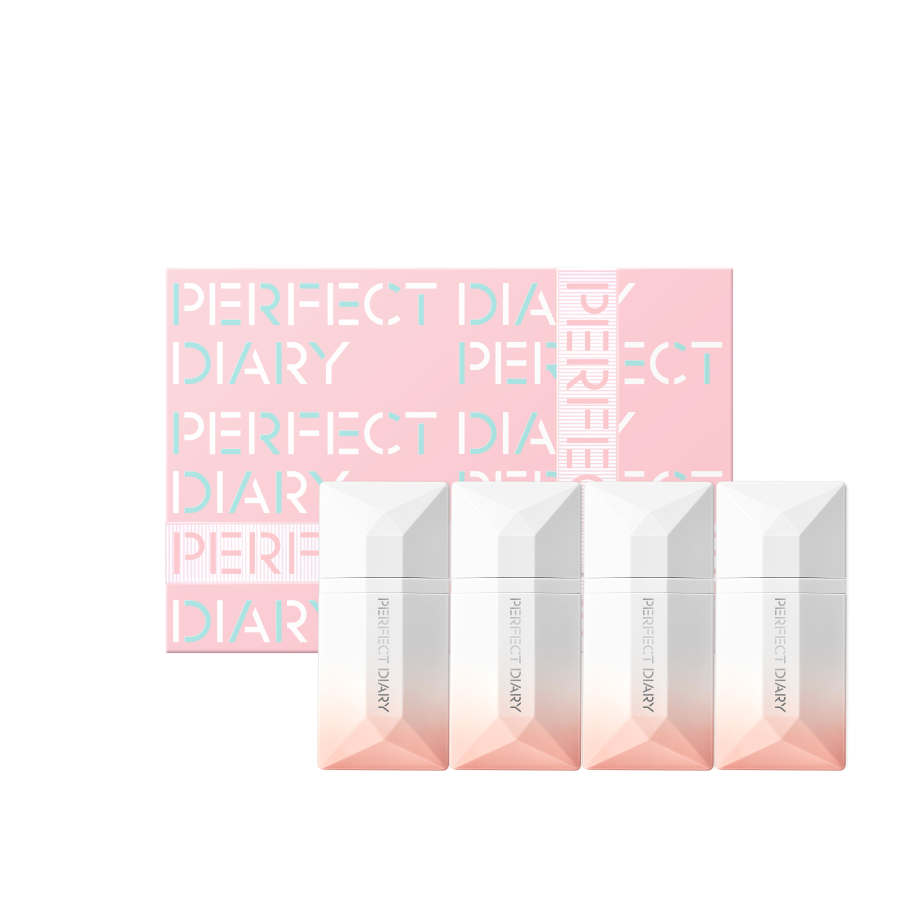 PERFECT DIARY PERFECT DIARY Dewy Pink Liquid Lipstick Box Lipstick Makeup Set