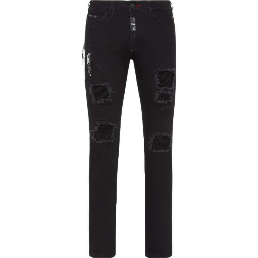 Philipp Plein ripped slim-cut jeans