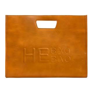 HE BAO BAO Synthetic Leather Handbag, Shoulder Bag, Crossbody Bag Women's Vintage Brown Classic Black