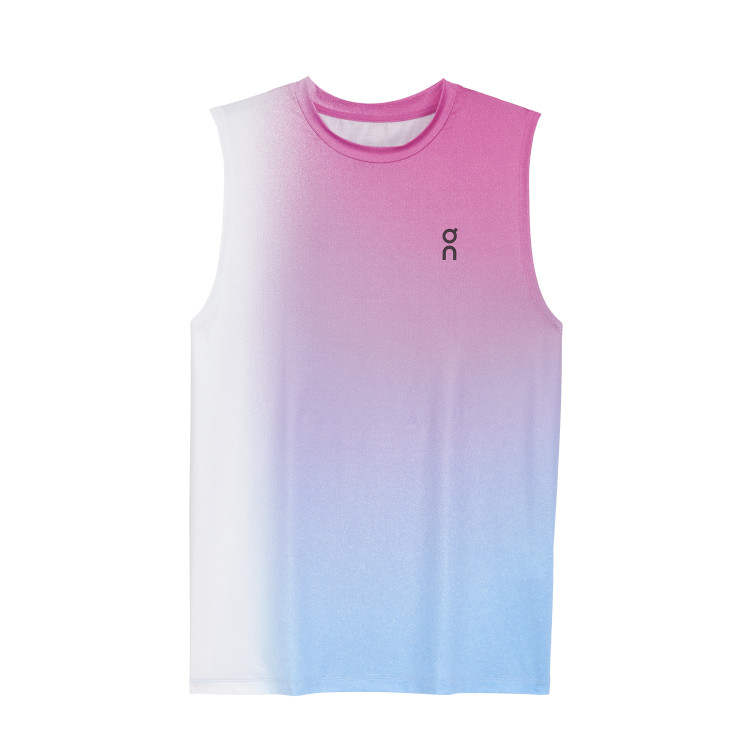 On On CourtTank Tennis Top Men's White Pink