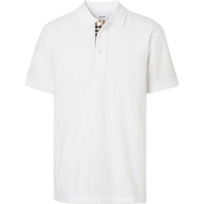 Burberry SS25 Polo Shirt Men's White