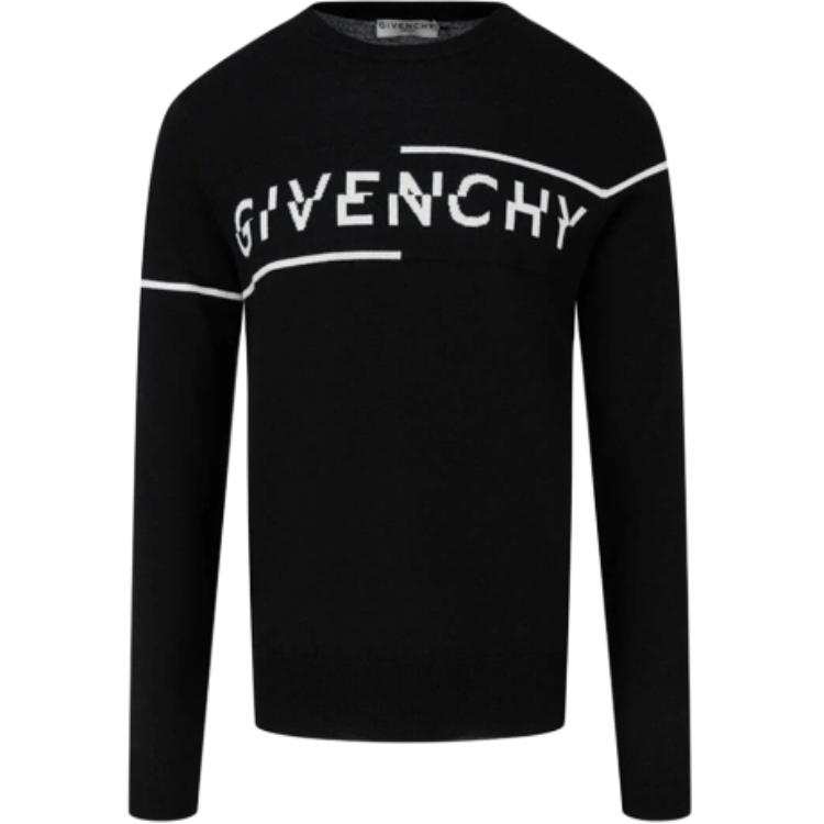 Givenchy Givenchy Sweaters Men's Black Crew Neck Moderate Other