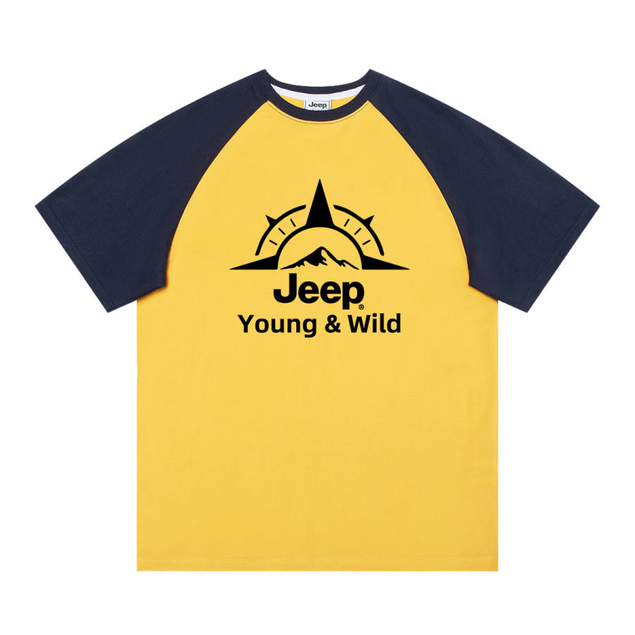 Jeep Grade School T Shirts Crew Neck Moderate