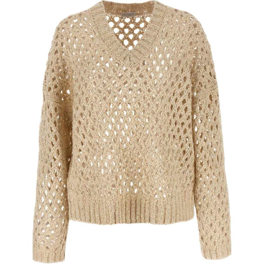 Brunello Cucinelli Cut Out Knitted Jumper