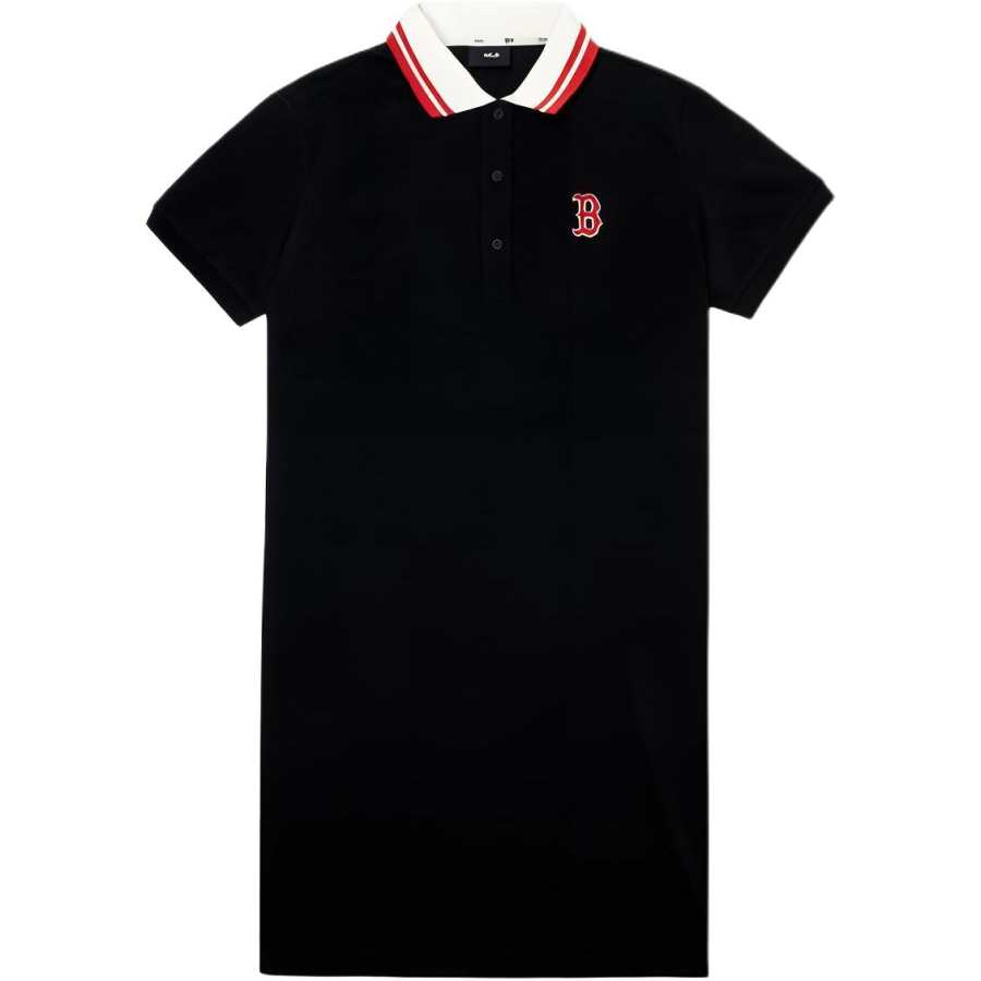 MLB Boston Red Sox Short Sleeved Dress Women's Black