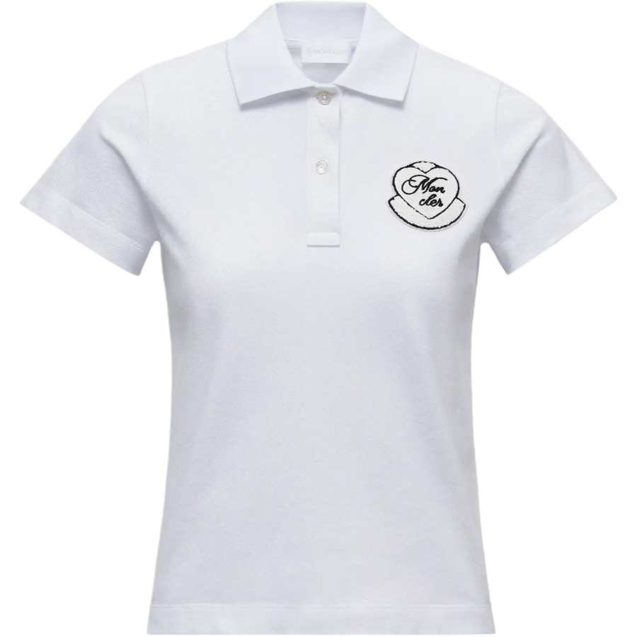 Moncler Moncler logo-patch polo shirt