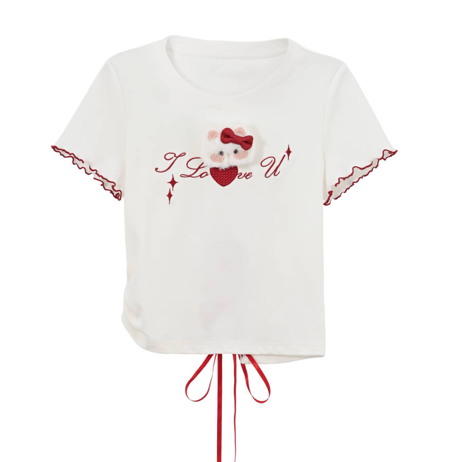SNBL SNBL T Shirts Women's White Crew Neck Moderate