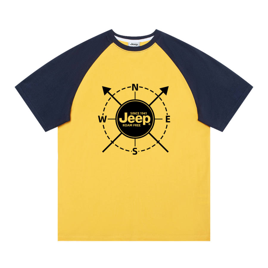Jeep Grade School T Shirts Crew Neck Moderate