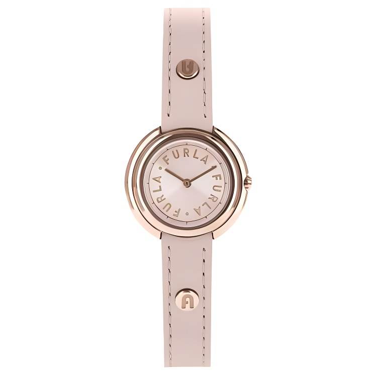 Furla Wrist Watches Quartz Movement Leather Strap 29mm Rose Gold Watch Dial Women's Watch