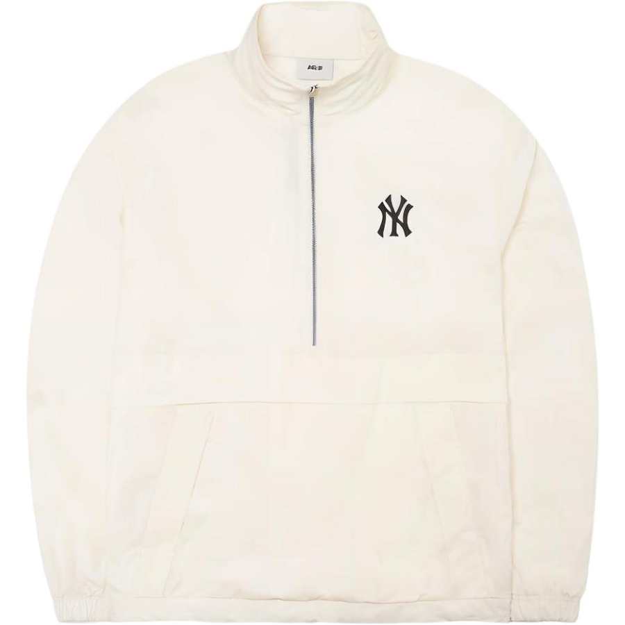 MLB MLB Base Logo Jackets Unisex Ivory White Stand Collar Moderate Other