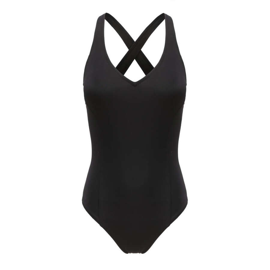 DECATHLON One piece Swimsuit Women's Black