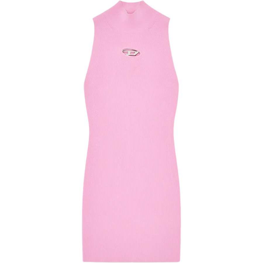 DIESEL M Onervax Mock Neck Ribbed Dress