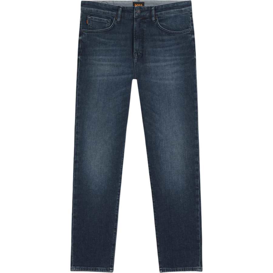 HUGO BOSS Hugo Boss leather-patch jeans