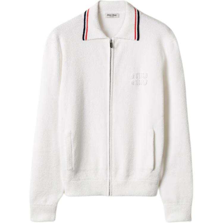 MIU MIU SS25 Sweatshirt Women's White