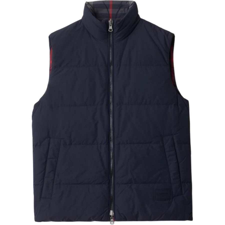 Burberry Down Vest Men's Marine Blue