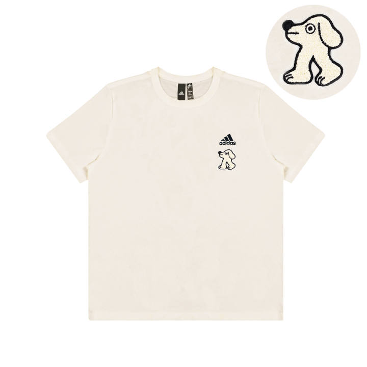 Adidas Adidas Casual Versatile Crew Neck Short Sleeved T Shirts Unisex White