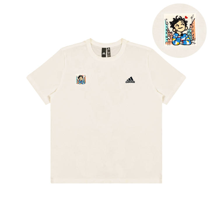 Adidas Adidas Casual Versatile Crew Neck Short Sleeved T Shirts Unisex White