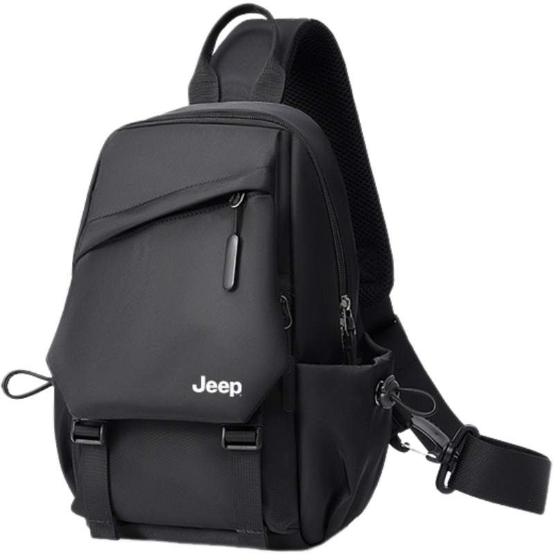 Jeep Jeep Nylon Fabric Bag Men's Black