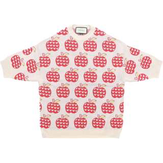 GUCCI Sweaters Women's Ecru Crew Neck Moderate