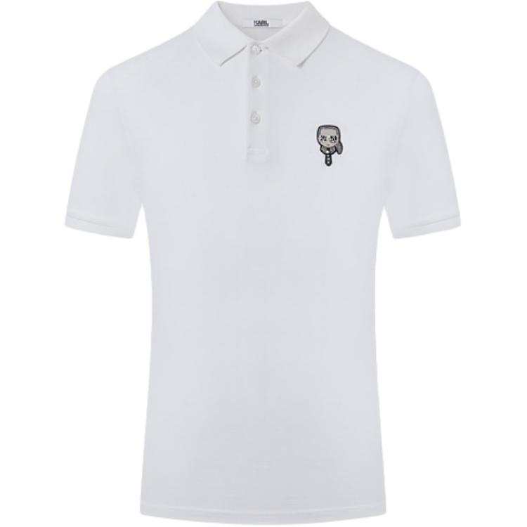 KARL LAGERFELD / Karl Lagerfeld Jeans Polo Shirt Men's White