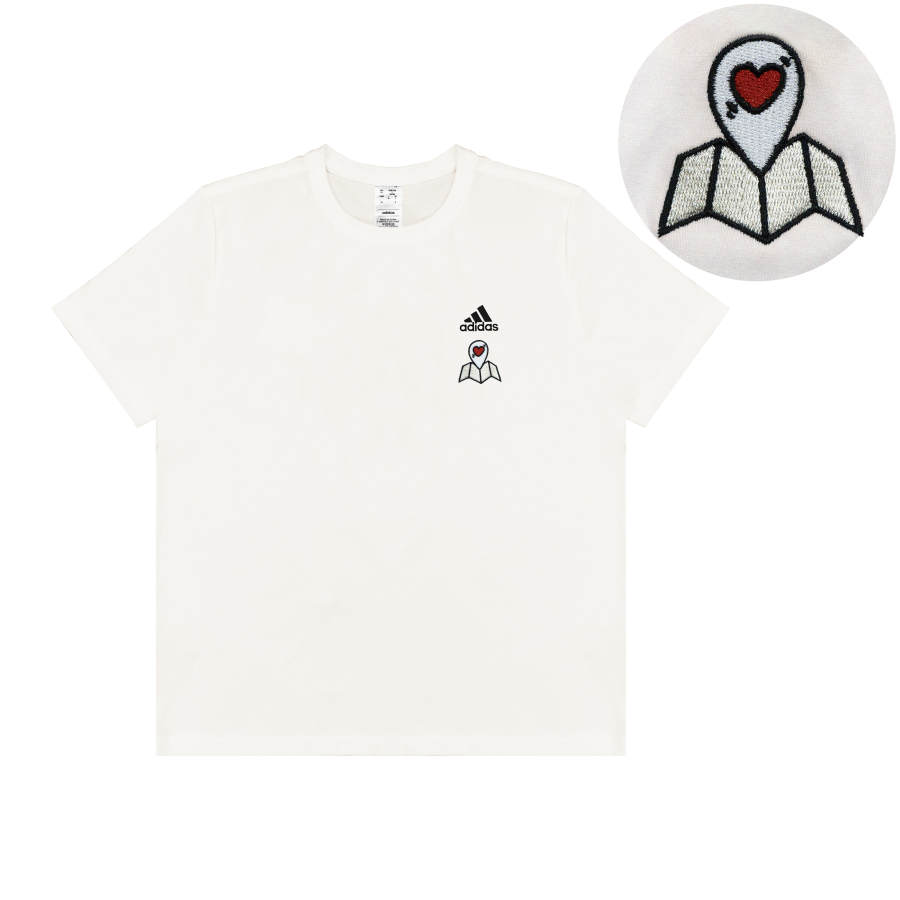 Adidas Adidas Extraordinary Casual Crew Neck Short Sleeved T Shirts Unisex White