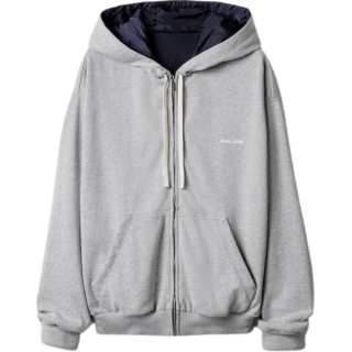 MIU MIU Zip Up Drawstring Hoodie
