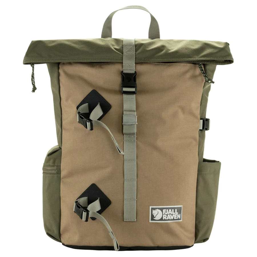 Fjallraven Polyamide Backpack Unisex Green Clay Tone