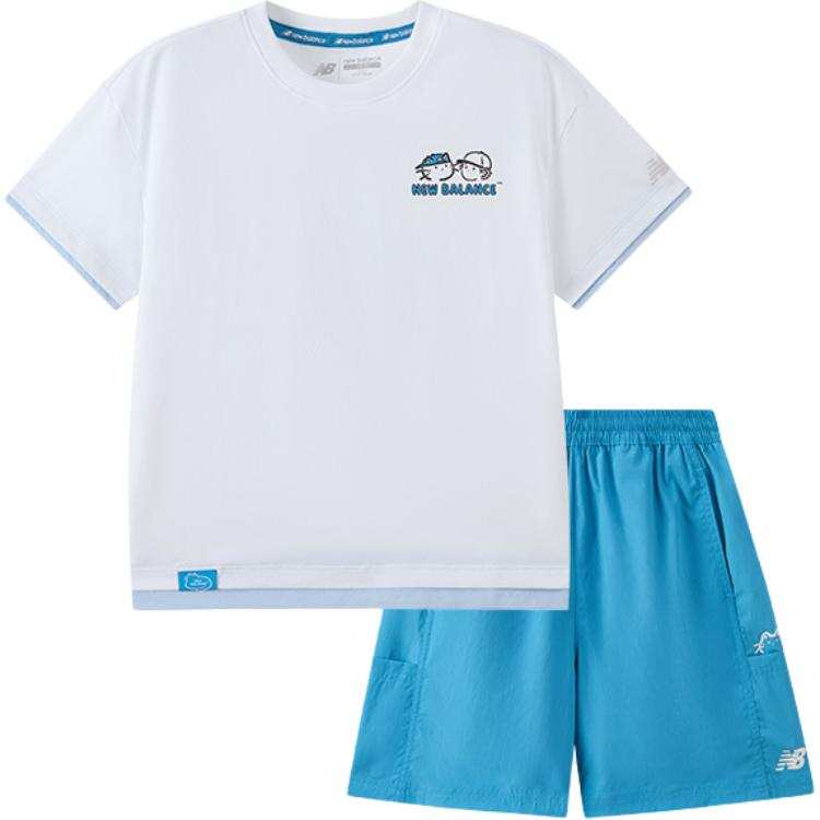 New Balance New Balance x BLANK CAT Casual Sportswear 2 Piece Set Children Aged 3 7 Years Old