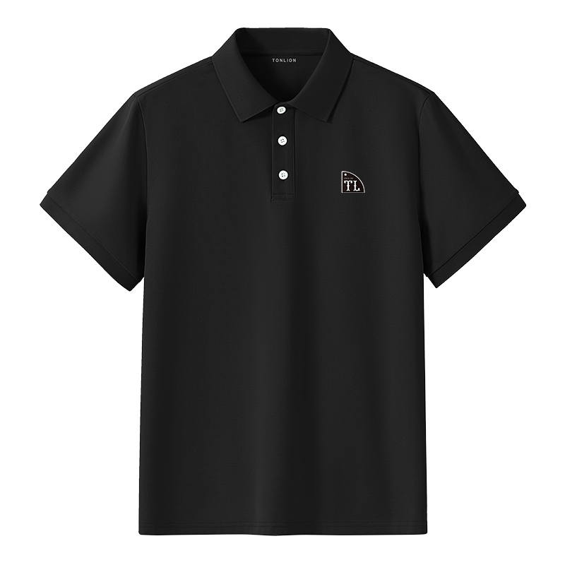 Tonlion Polo Shirts Unisex Polo Collar Moderate Straight Fit
