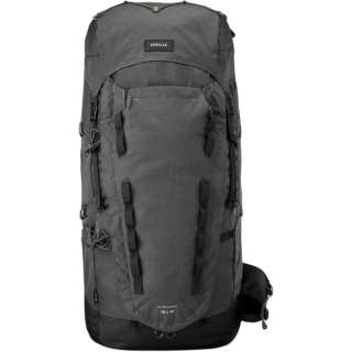 DECATHLON 70+10L Outdoor Bags Nylon Carbon Gray Men's