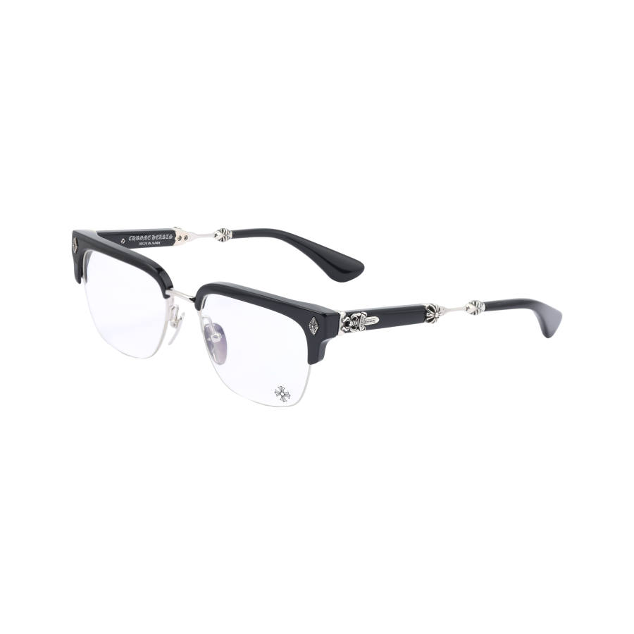 Chrome Hearts Vintage Plate And Metal Square Eyeglass Frames Unisex