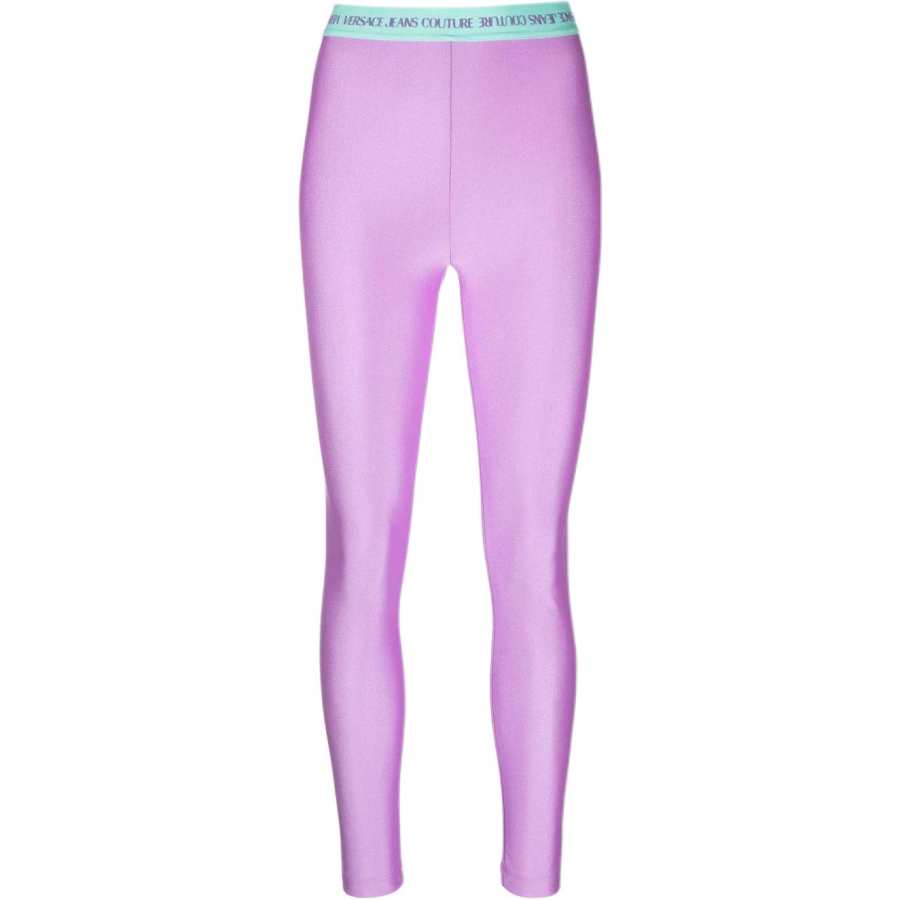 VERSACE JEANS COUTURE FW22 Leggings Women's Purple