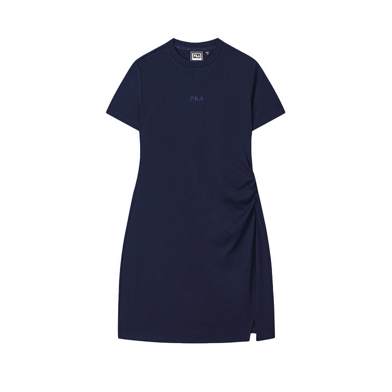 FILA ORIGINALE Short Sleeved Dress Women's Dark Silent Blue DB