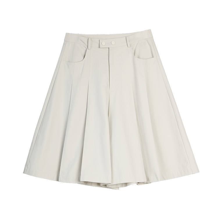 ELLE Casual Shorts Women's Light Gray Thin