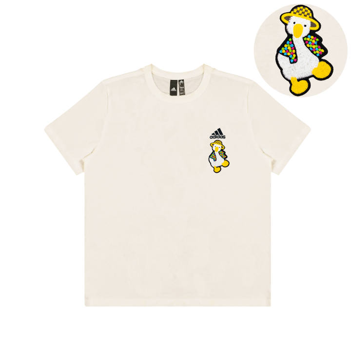 Adidas Adidas Casual Versatile Crew Neck Short Sleeved T Shirts Unisex White