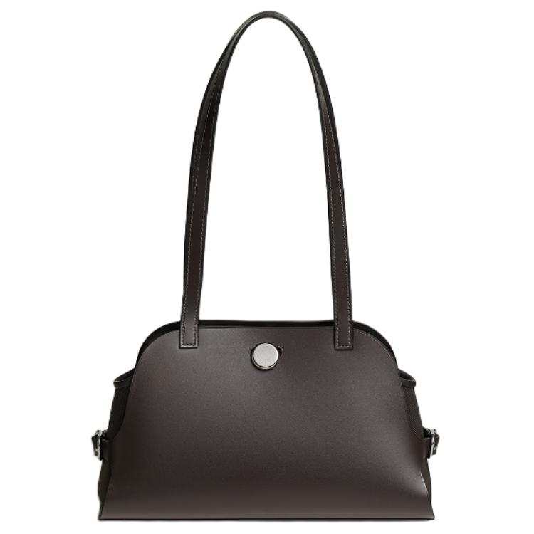 HERMES Swift Calfskin Handbag, Shoulder Bag Women's Brown
