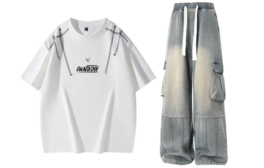 GWAF Casual Sportswear Unisex Crew Neck Moderate