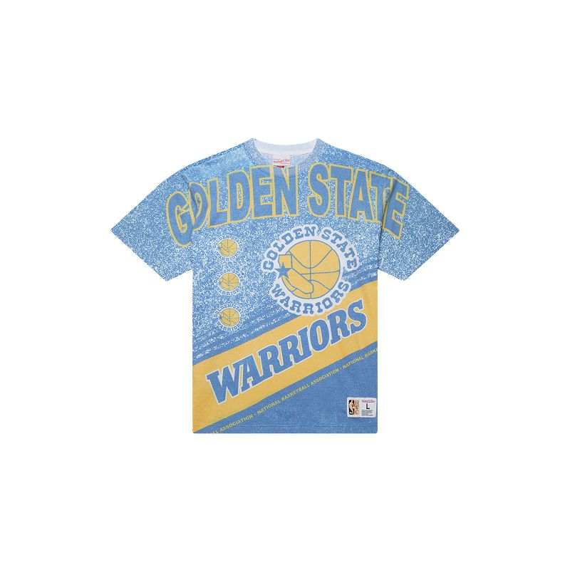Mitchell Ness x NBA Golden State Warriors Lifestyle SU25 T Shirt Unisex