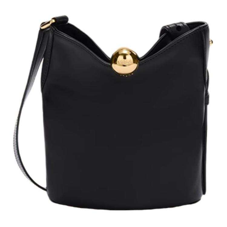 Furla Cow Leather Crossbody Bags Mini Women's Black