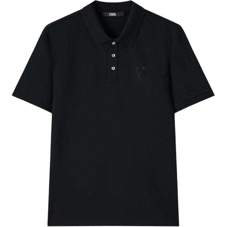 KARL LAGERFELD / Karl Lagerfeld Jeans Polo Shirt Men's Black